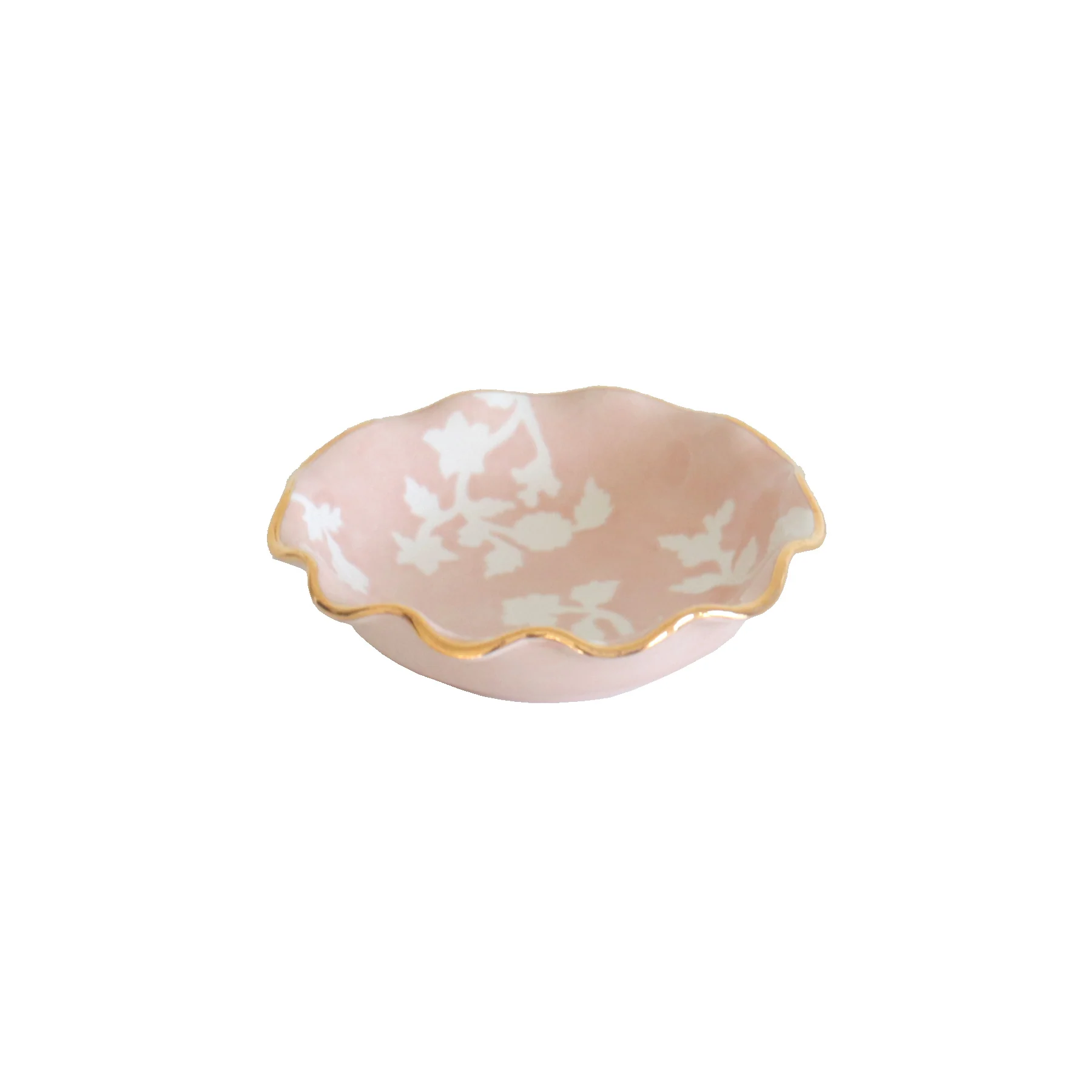 Chinoiserie Dreams Scalloped Bowls with 22K Gold Accent - Image 12