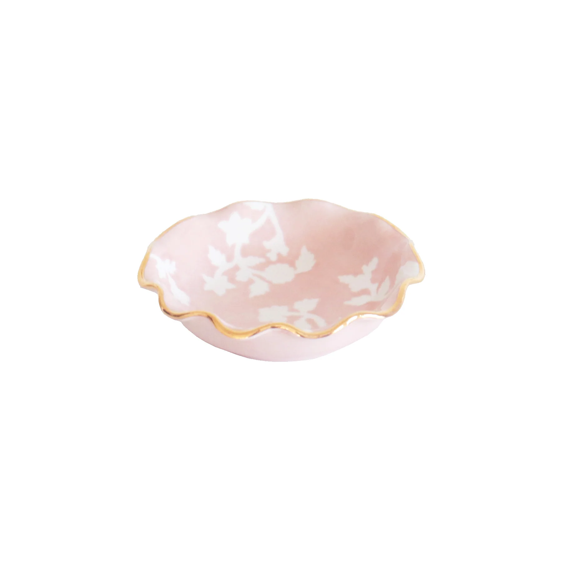 Chinoiserie Dreams Scalloped Bowls with 22K Gold Accent - Image 28