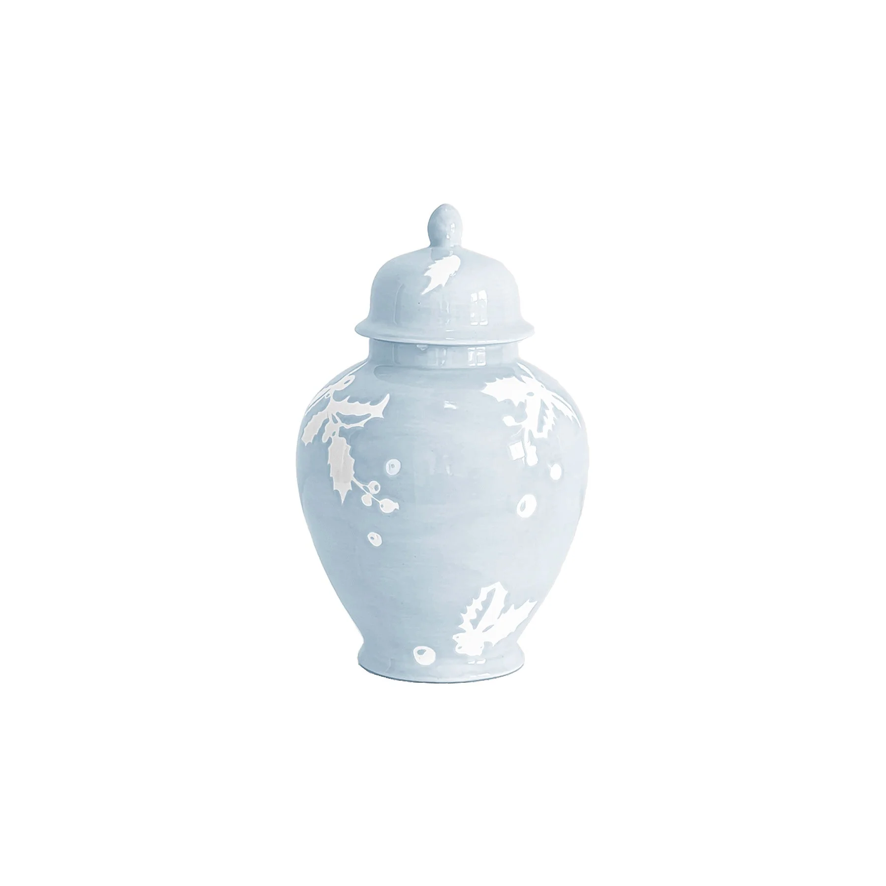 Deck the Halls Ginger Jars in Hydrangea Light Blue - Image 3