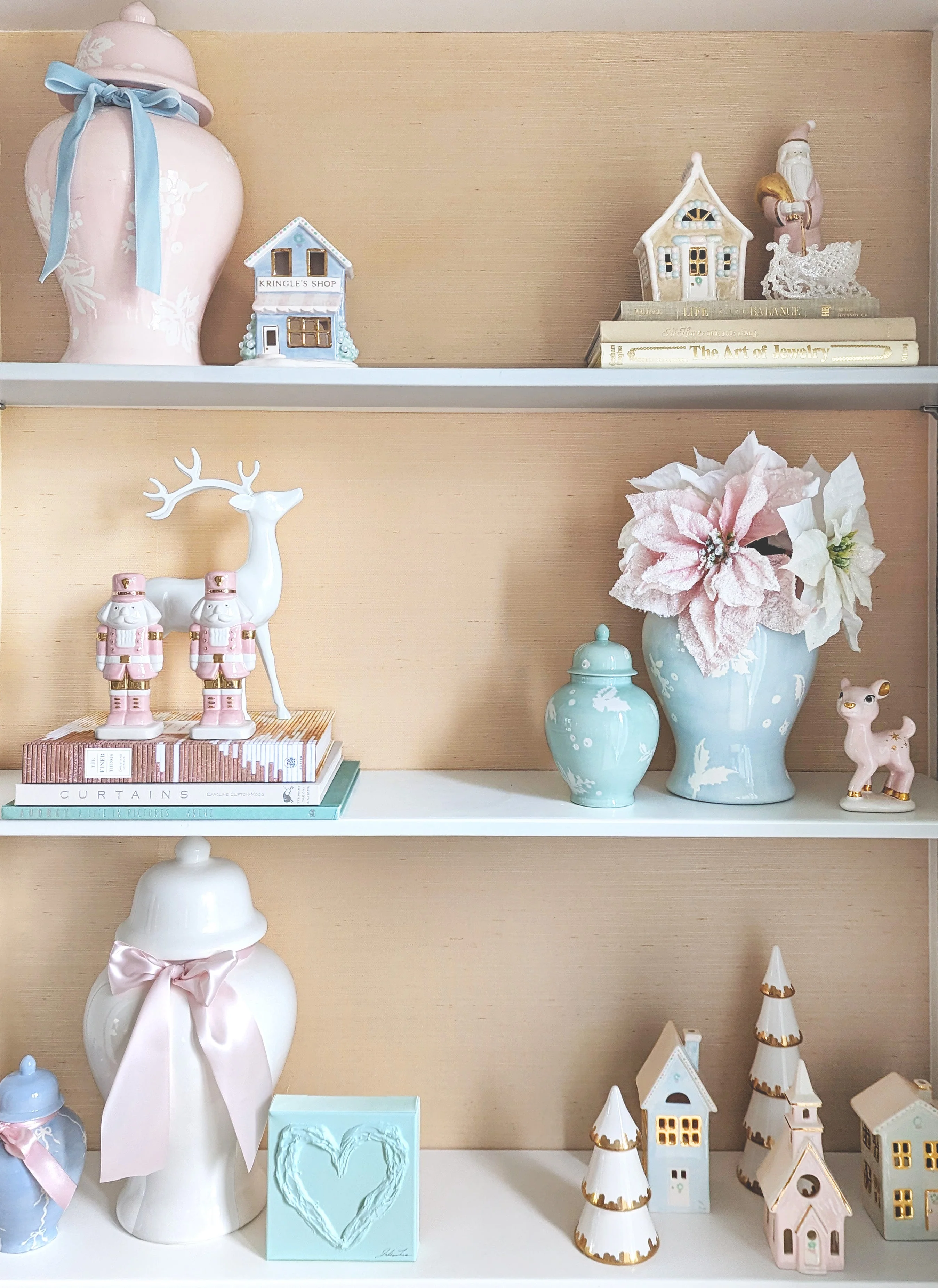 Deck the Halls Ginger Jars in Hydrangea Light Blue - Image 6