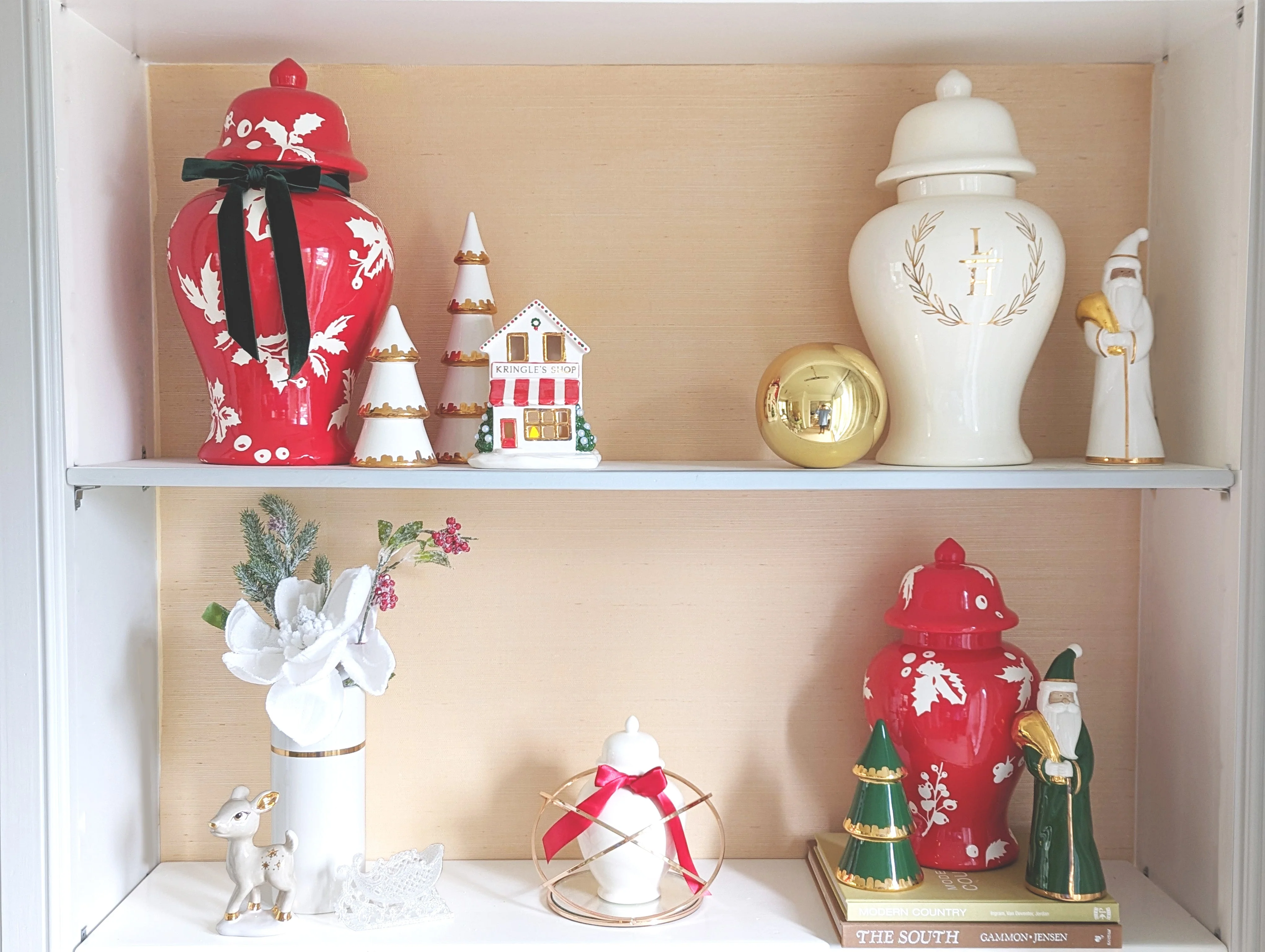 Deck the Halls Ginger Jars in Sand - Image 6
