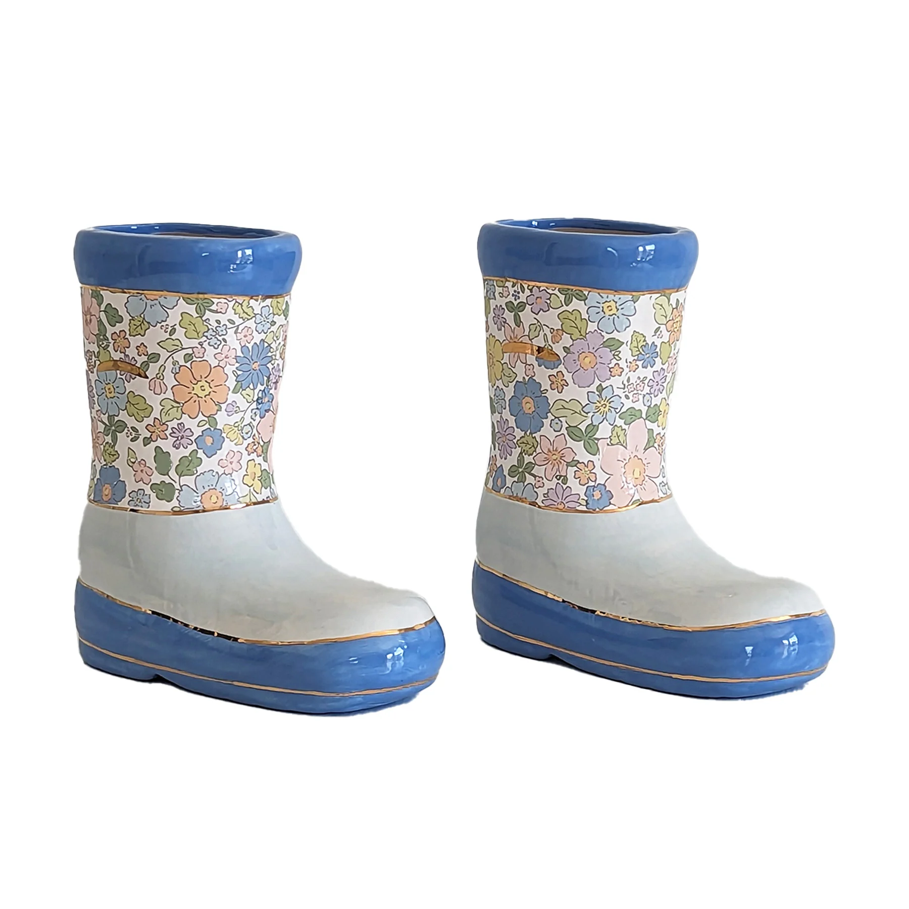 Flower Field Rain Boots Vases (Set of 2) - Image 5