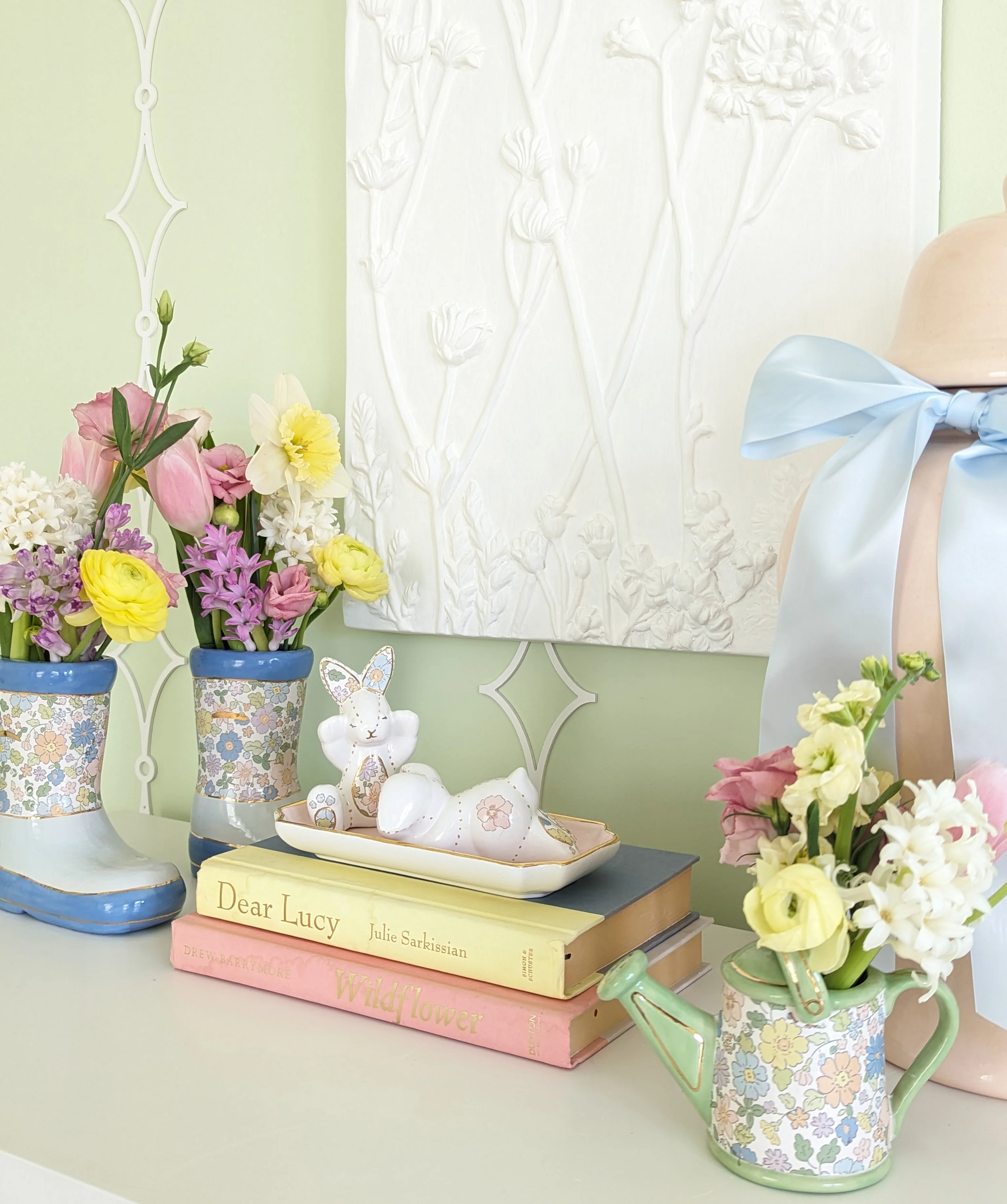 Flower Field Watering Can Bud Vase - Image 6