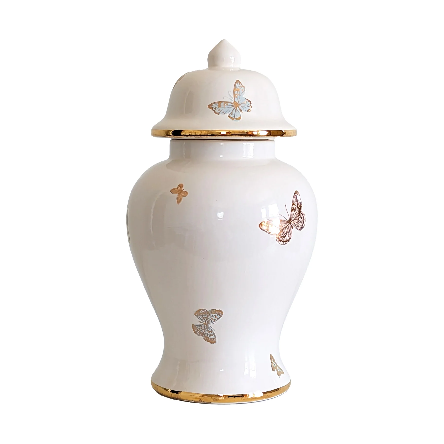 Gilded Butterflies Ginger Jars - Image 3