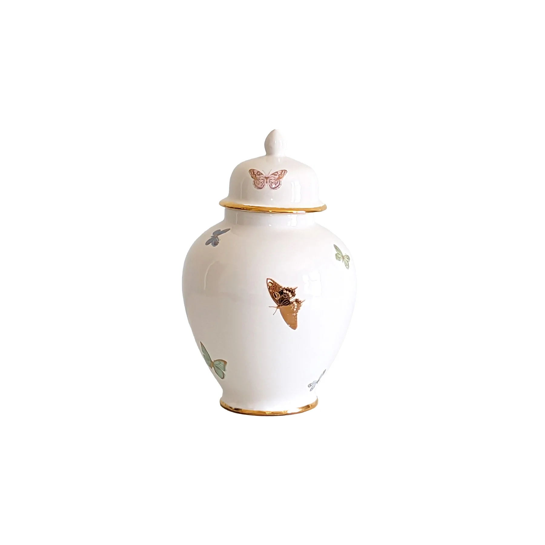 Gilded Butterflies Ginger Jars - Image 4