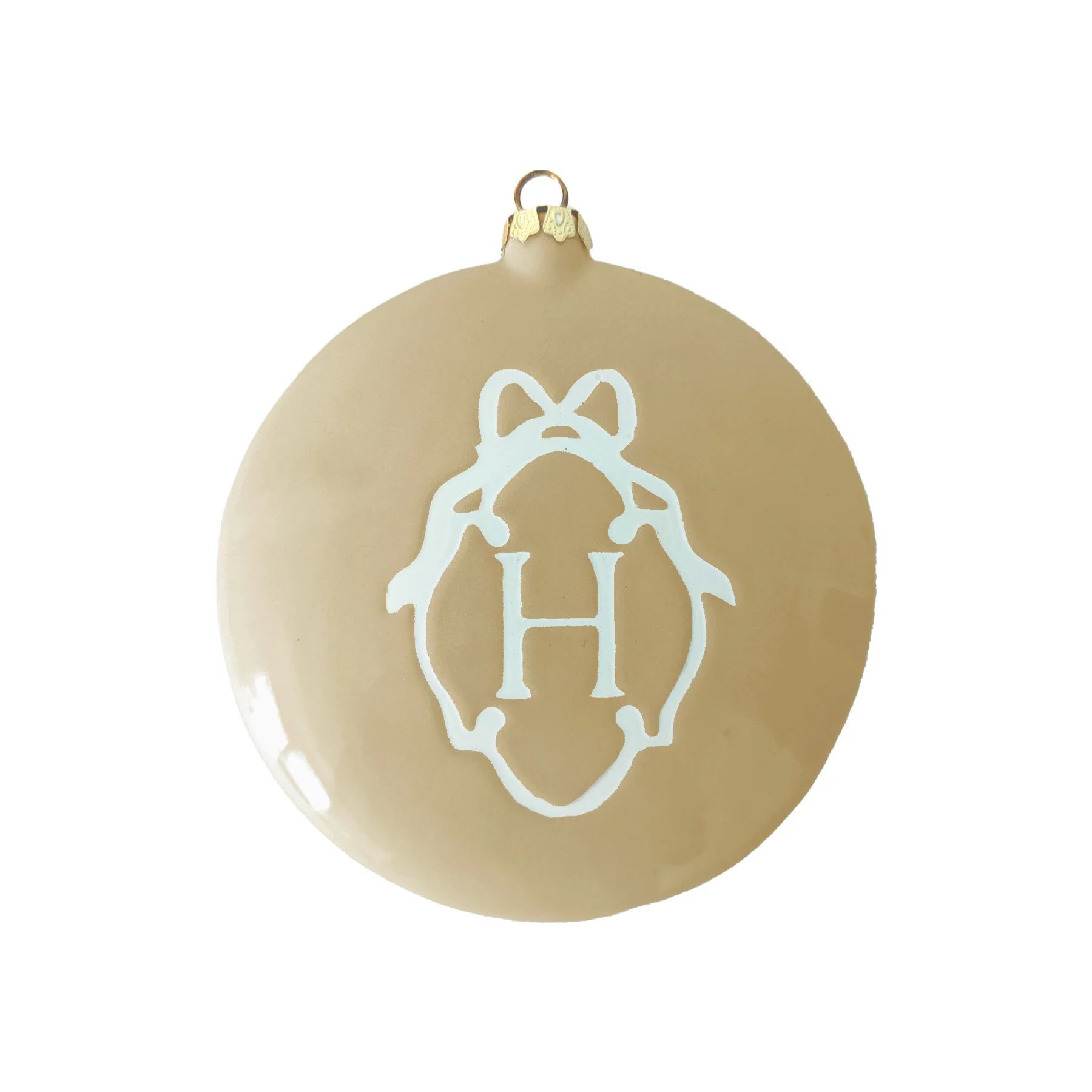 Large Ornament with Bow Monogram - Image 10