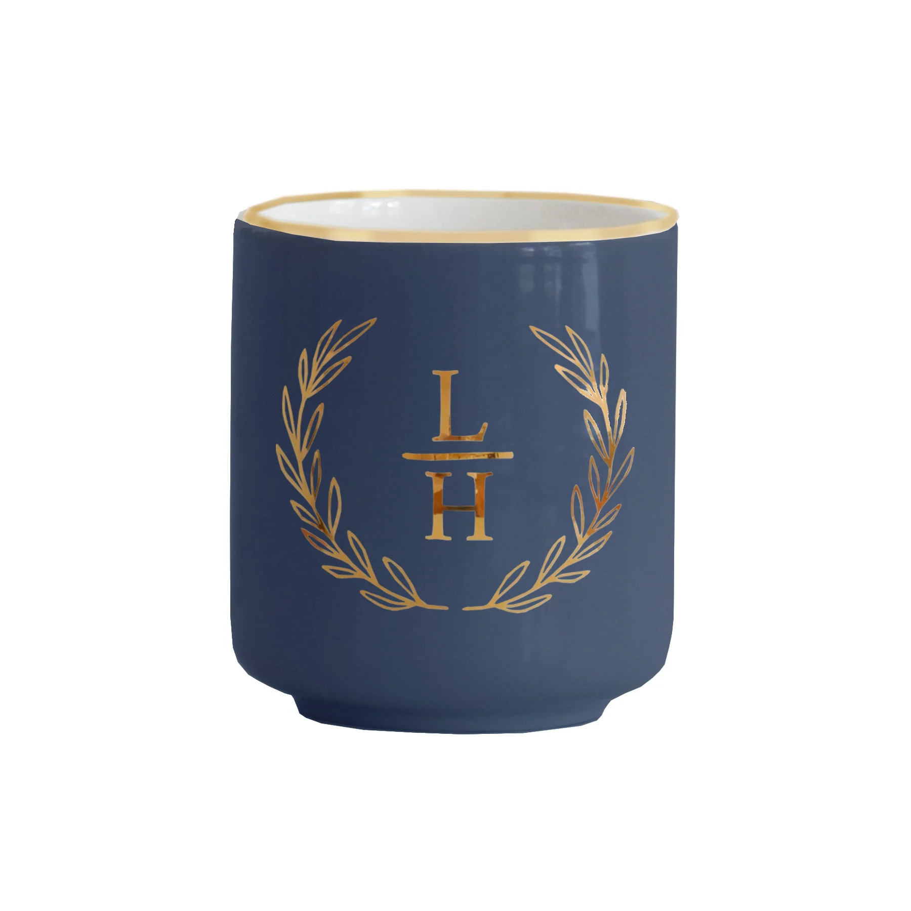 Laurel Monogram Vase - Image 10