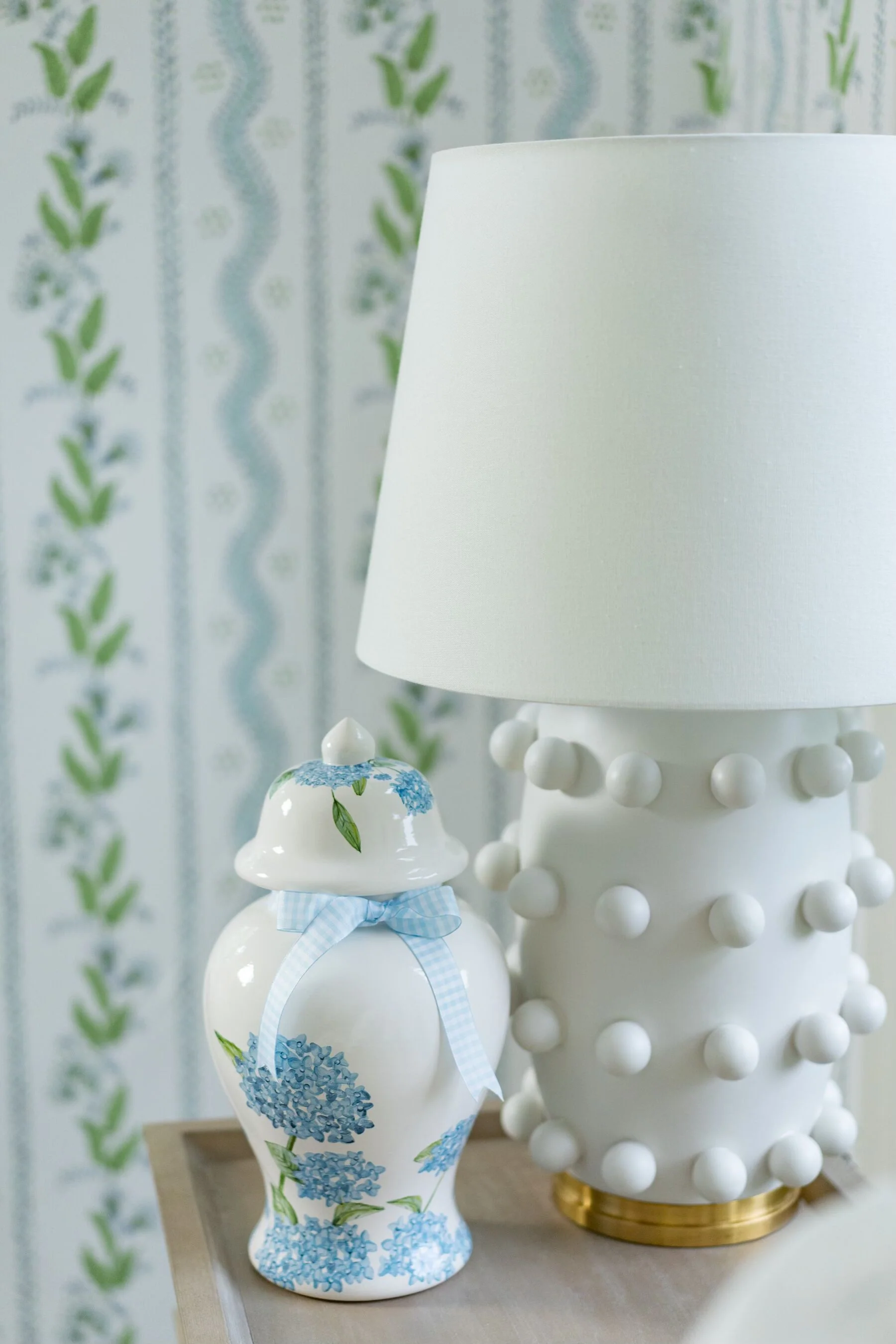 Lo Home x Chapple Chandler Ginger Jars with Hydrangea Accents - Image 16
