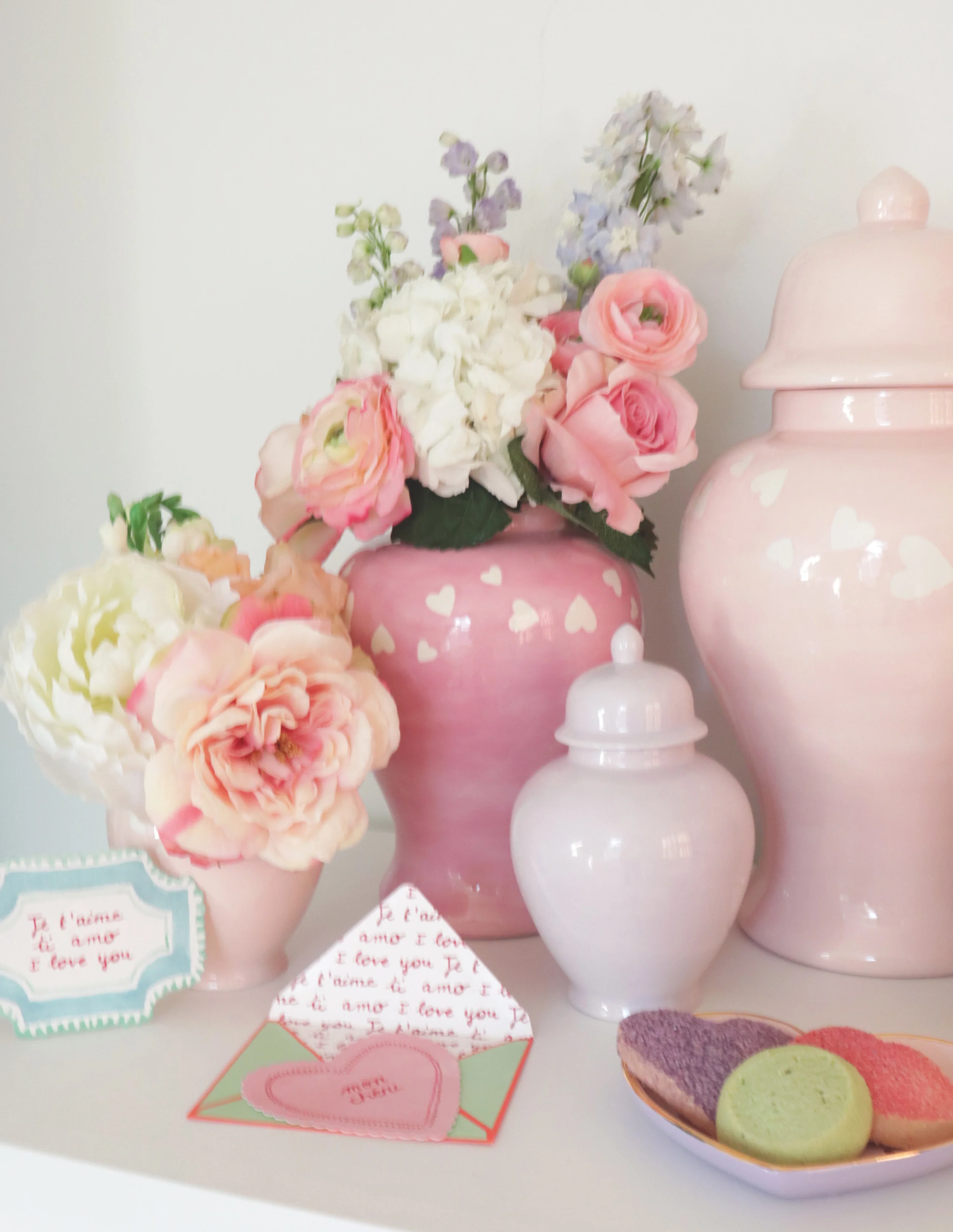 "Love is in the Air" Ginger Jars in Cherry Blossom Pink - Image 11