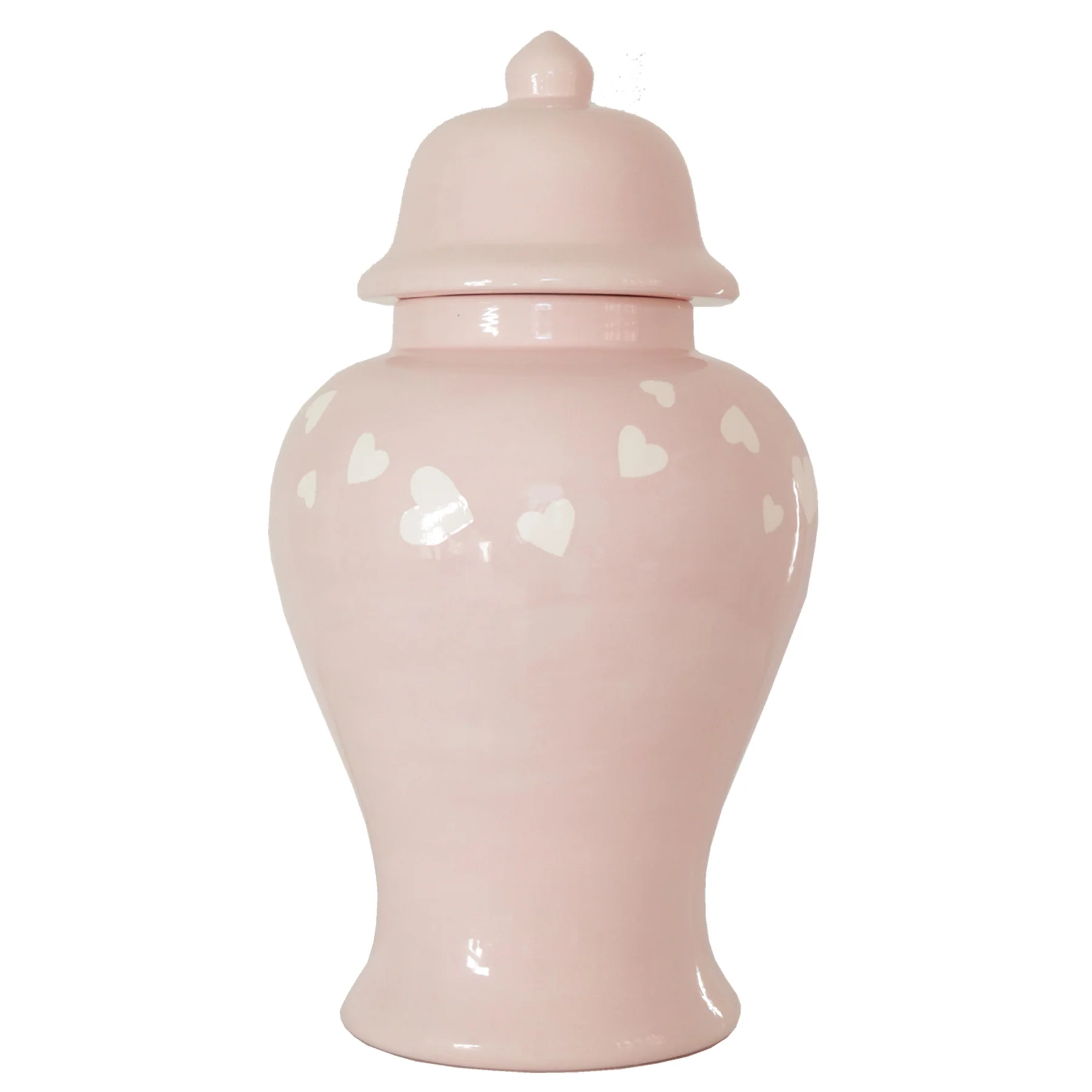 "Love is in the Air" Ginger Jars in Cherry Blossom Pink - Image 3