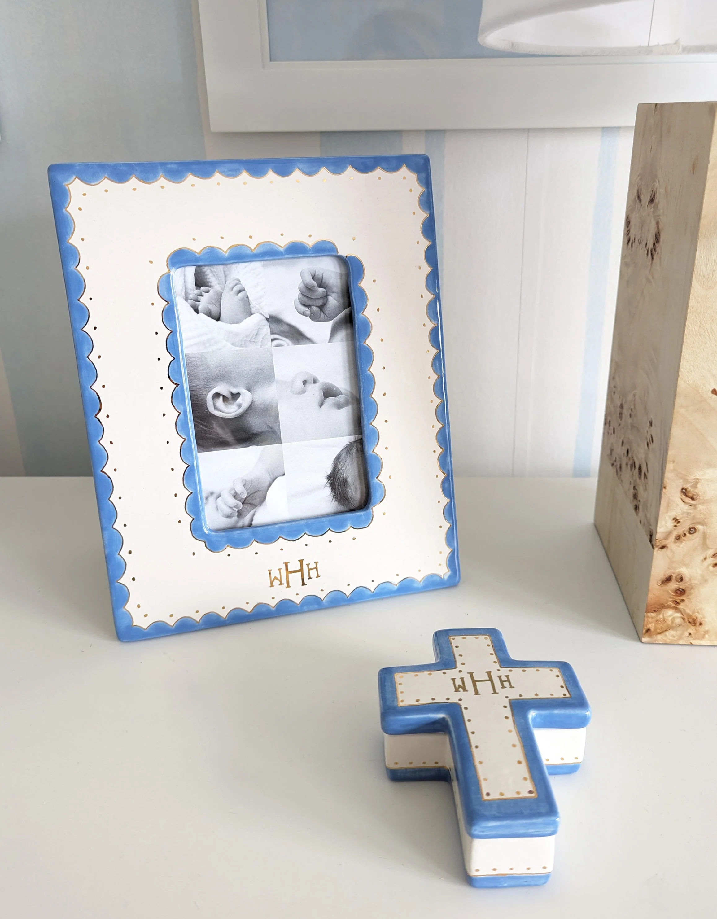 Monogrammed Cross Box - Image 3